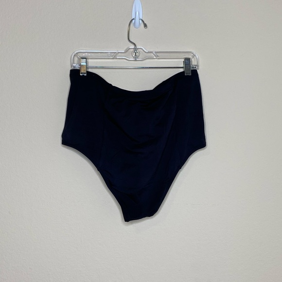 NWT BECCA Peyton High Waist Bikini Bottom Black - Picture 11 of 12